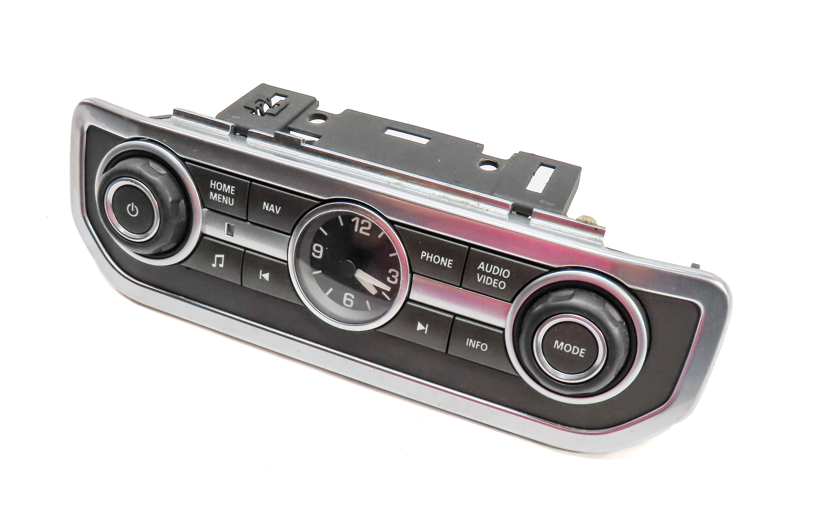 10 LAND ROVER LR4 (L319) FRONT CENTER DASH CLOCK PHONE AUDIO VIDEO CONTROL PANEL — exact item pictured